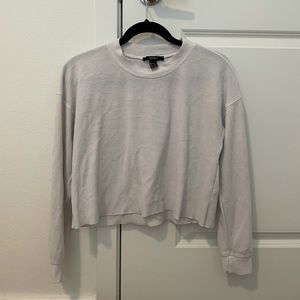 Forever21 Lilac Waffle Knit Long Sleeve